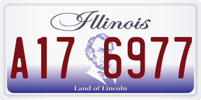 IL license plate A176977