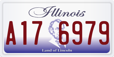 IL license plate A176979