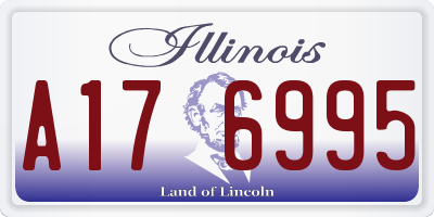 IL license plate A176995