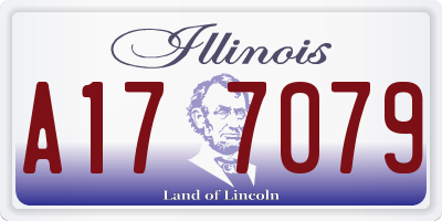 IL license plate A177079