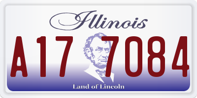 IL license plate A177084