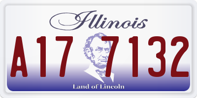 IL license plate A177132