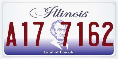 IL license plate A177162