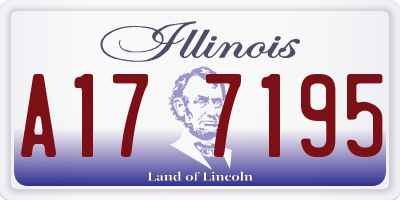 IL license plate A177195