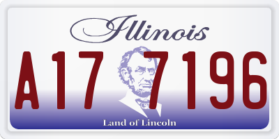 IL license plate A177196