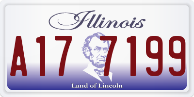 IL license plate A177199