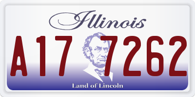 IL license plate A177262