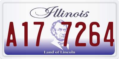 IL license plate A177264