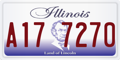 IL license plate A177270