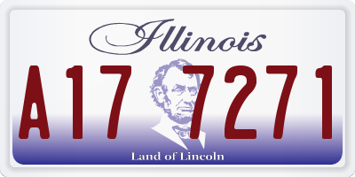 IL license plate A177271