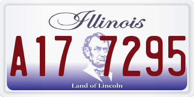 IL license plate A177295