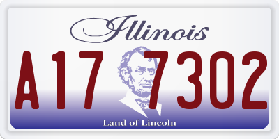 IL license plate A177302