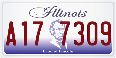 IL license plate A177309