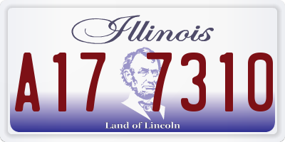 IL license plate A177310