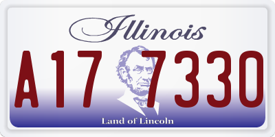 IL license plate A177330