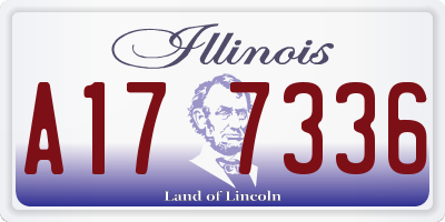 IL license plate A177336