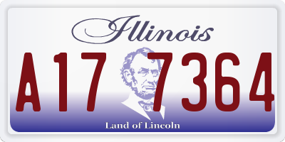 IL license plate A177364