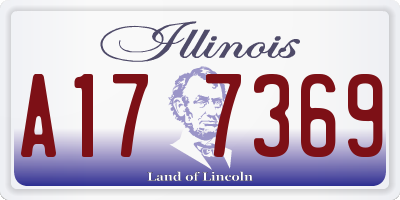 IL license plate A177369