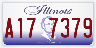 IL license plate A177379