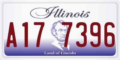 IL license plate A177396
