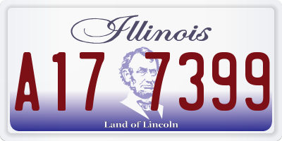 IL license plate A177399