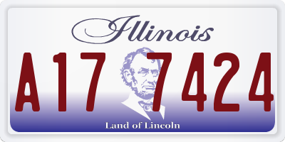 IL license plate A177424