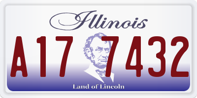 IL license plate A177432
