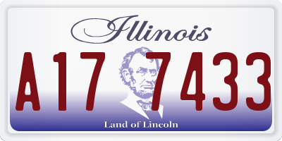 IL license plate A177433