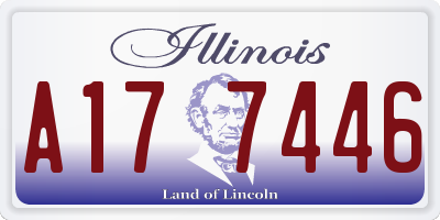 IL license plate A177446