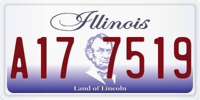 IL license plate A177519
