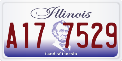 IL license plate A177529