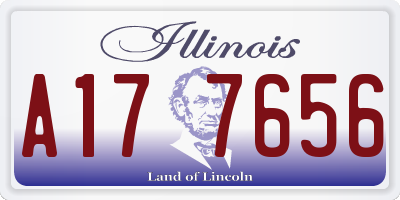 IL license plate A177656