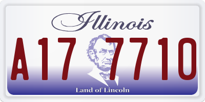 IL license plate A177710