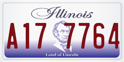 IL license plate A177764