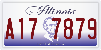 IL license plate A177879