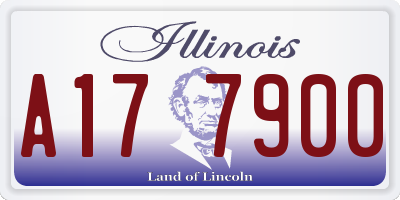 IL license plate A177900