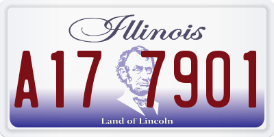 IL license plate A177901