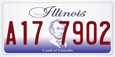 IL license plate A177902