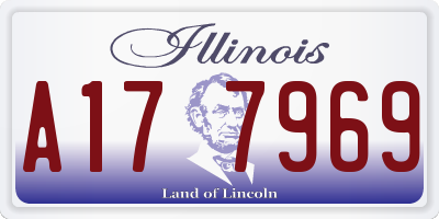 IL license plate A177969