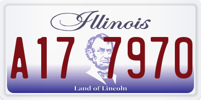 IL license plate A177970