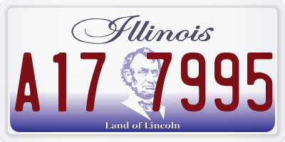 IL license plate A177995