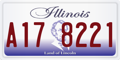 IL license plate A178221