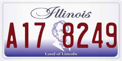 IL license plate A178249