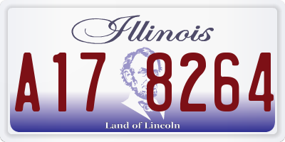 IL license plate A178264