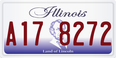 IL license plate A178272