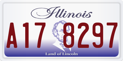 IL license plate A178297