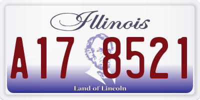 IL license plate A178521