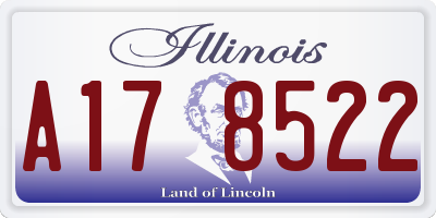 IL license plate A178522