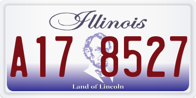 IL license plate A178527