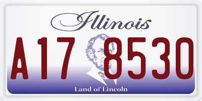 IL license plate A178530